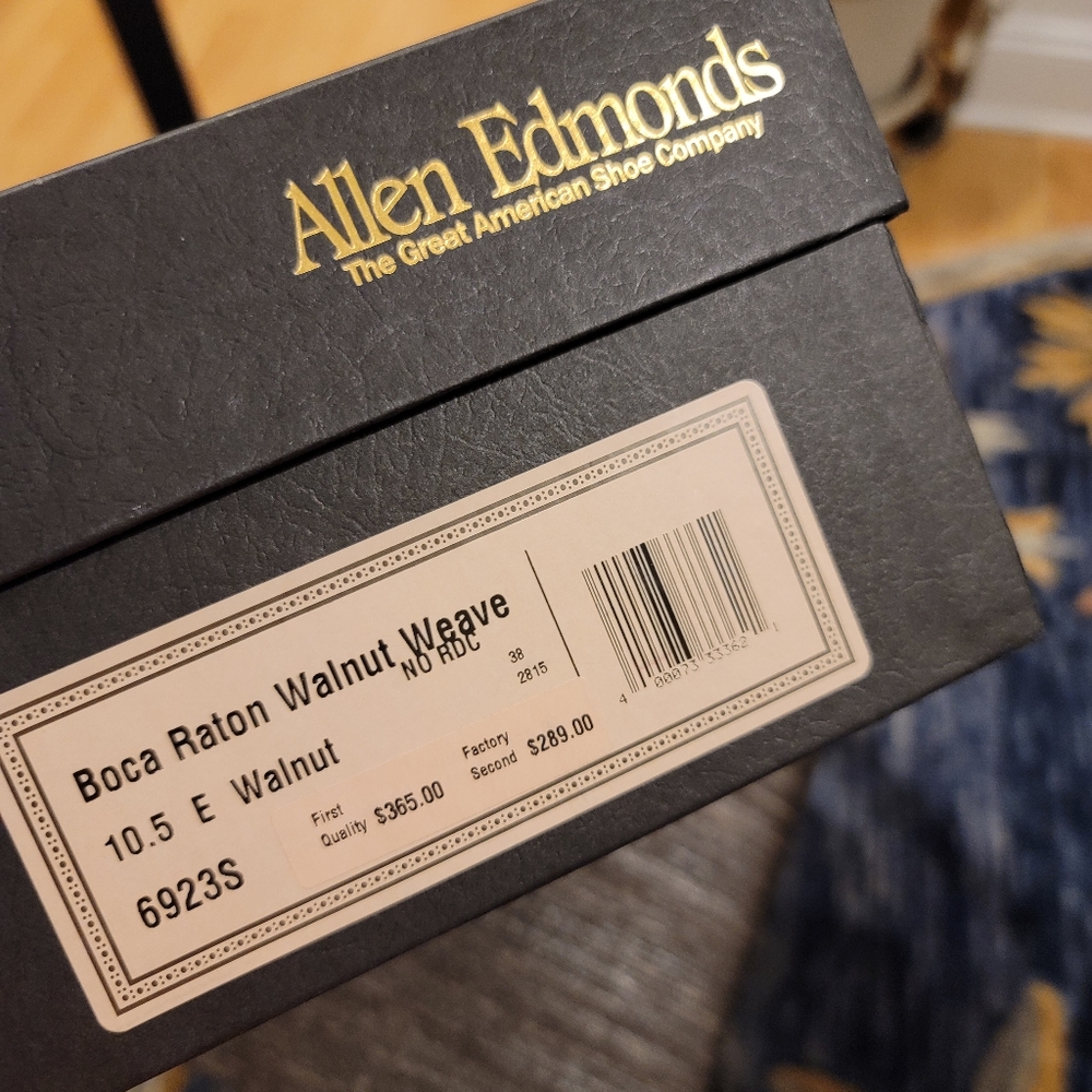 Allen Edmonds Boca Raton Walnut Weave